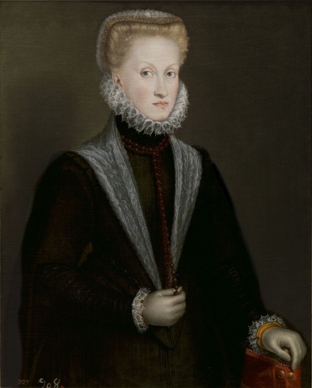 Regina Ana a Austriei, de Sofonisba Anguissola, 1573