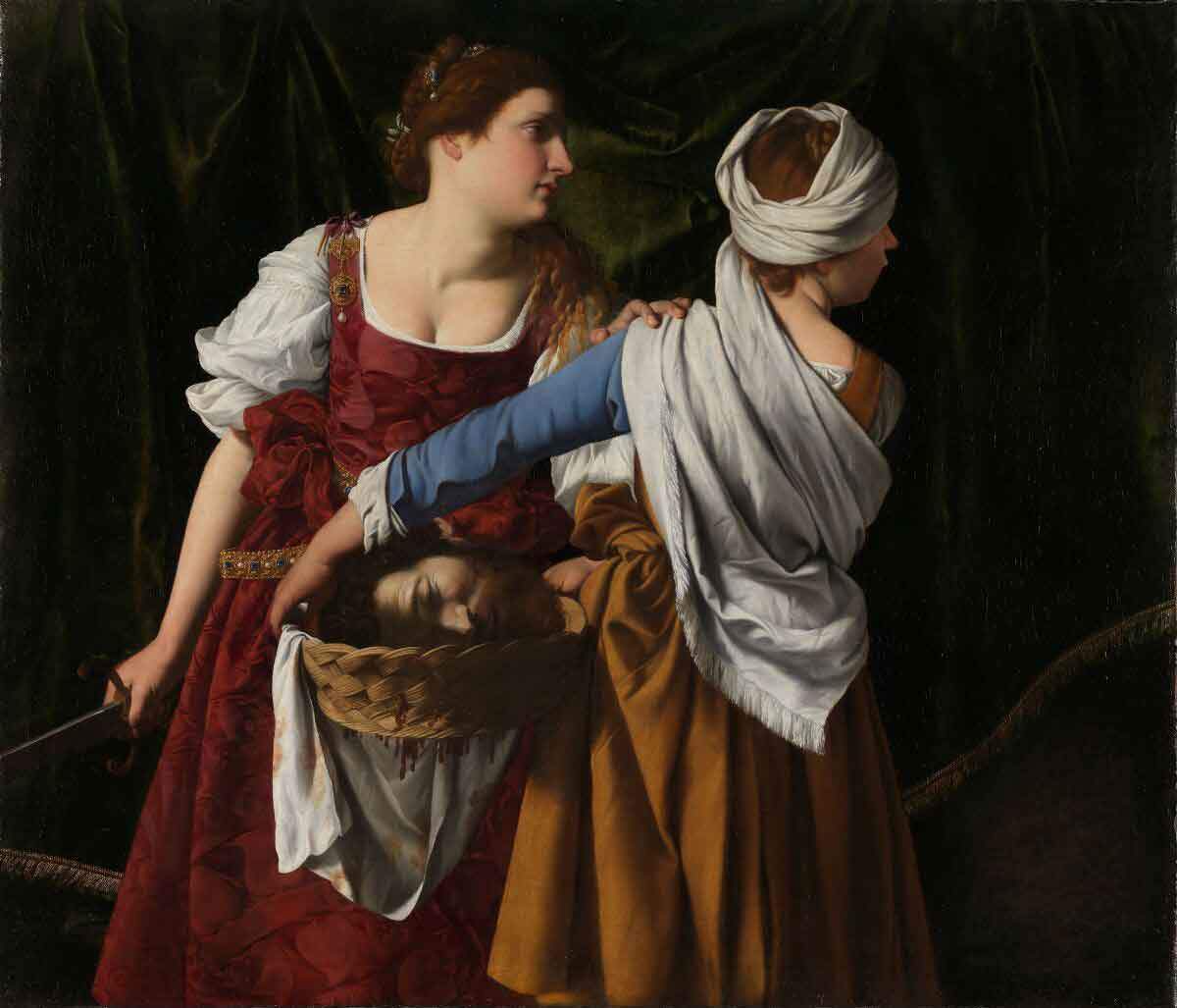 femei artisti gentileschi judith pictura