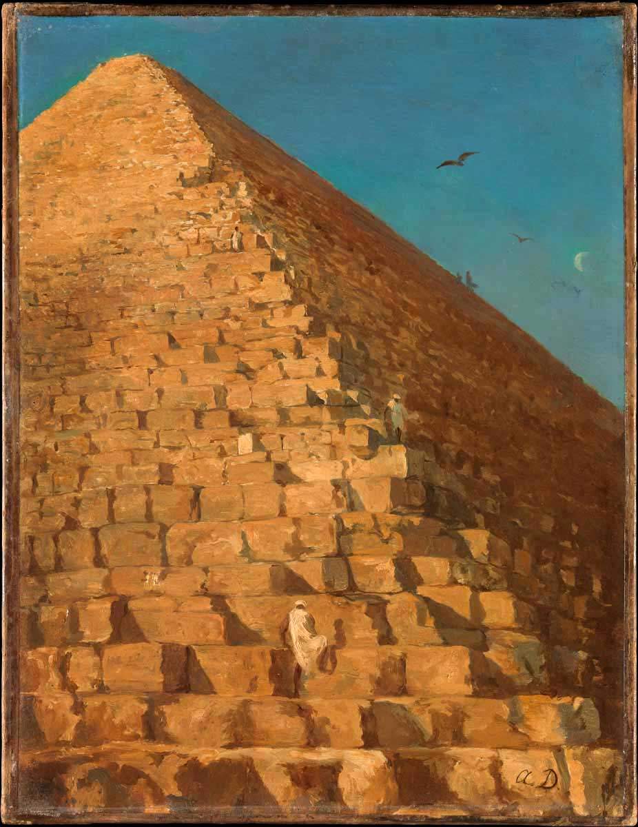 pictand marea piramida Giza Khufu Cheops